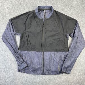 REI Co-op On Purpose Jacket Womens Small Blue Black Running Windbreaker